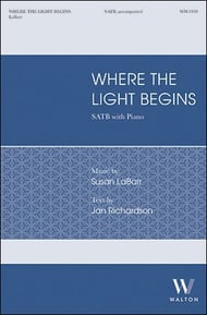 Where the Light Begins SATB choral sheet music cover Thumbnail